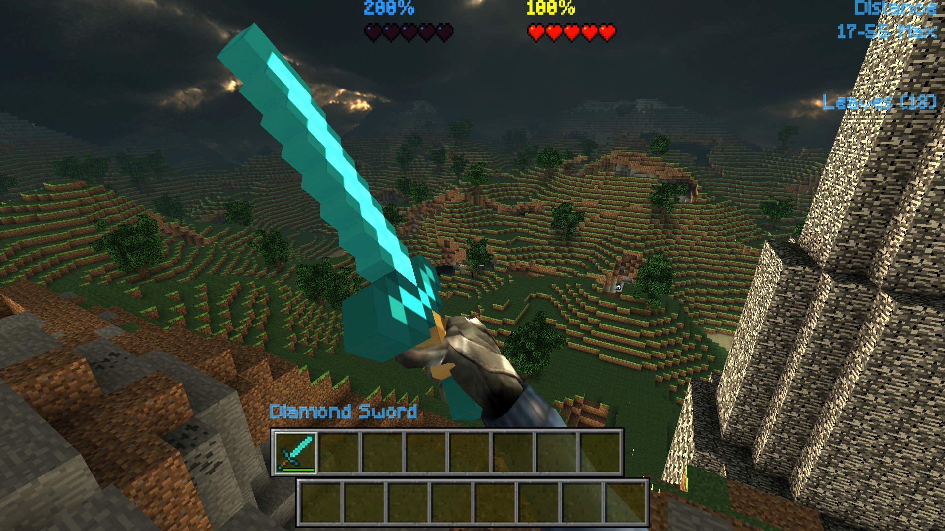 Minecraft Diamond Sword Addon preview